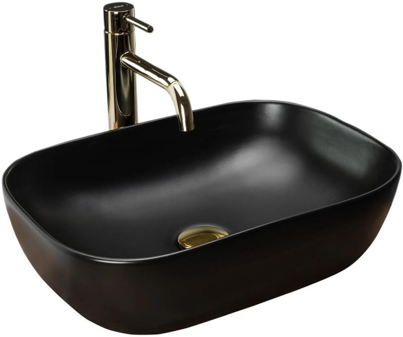 Umywalka nablatowa GTM Design Belinda M5 Czarna 1 szt.