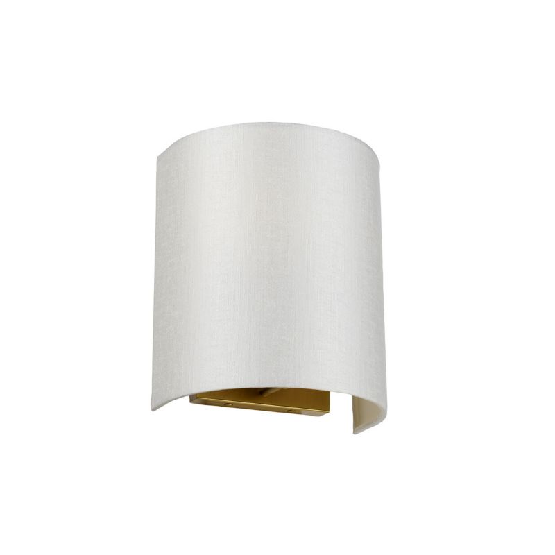Kinkiet ścienny Designer's Lightbox Cooper postarzany mosiądz-kremowy 1 x E27 x 60W IP20 wym: 23 x 19 x 12,8 cm - 1 szt.