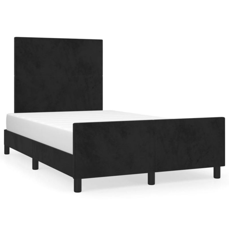 Łóżko tapicerowane WaszeMeble 120x200 cm czarna WM-3125625 1 szt.
