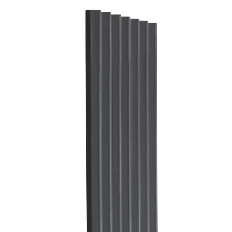 Panel ścienny Max-Stone Zig Zag 3D 265x12,6 cm grafit mikrolamele 1 szt.