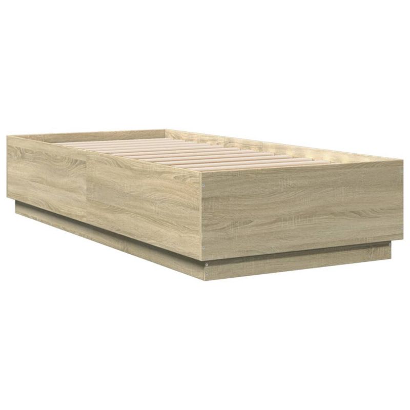 Łóżko drewniane WaszeMeble 100x200 cm brązowe WM-3209627 1 szt.