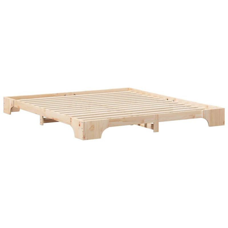 Łóżko drewniane WaszeMeble 180x210 cm brązowy WM-872905 1 szt.