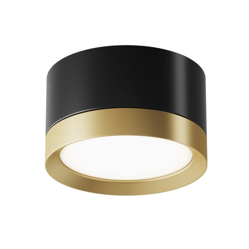 Spot oprawa sufitowa Maytoni Hoop czarno-złoty 1 x GX53 x 15W IP20 wym: 5 x 8,5 x 8,5 cm - 1 szt.