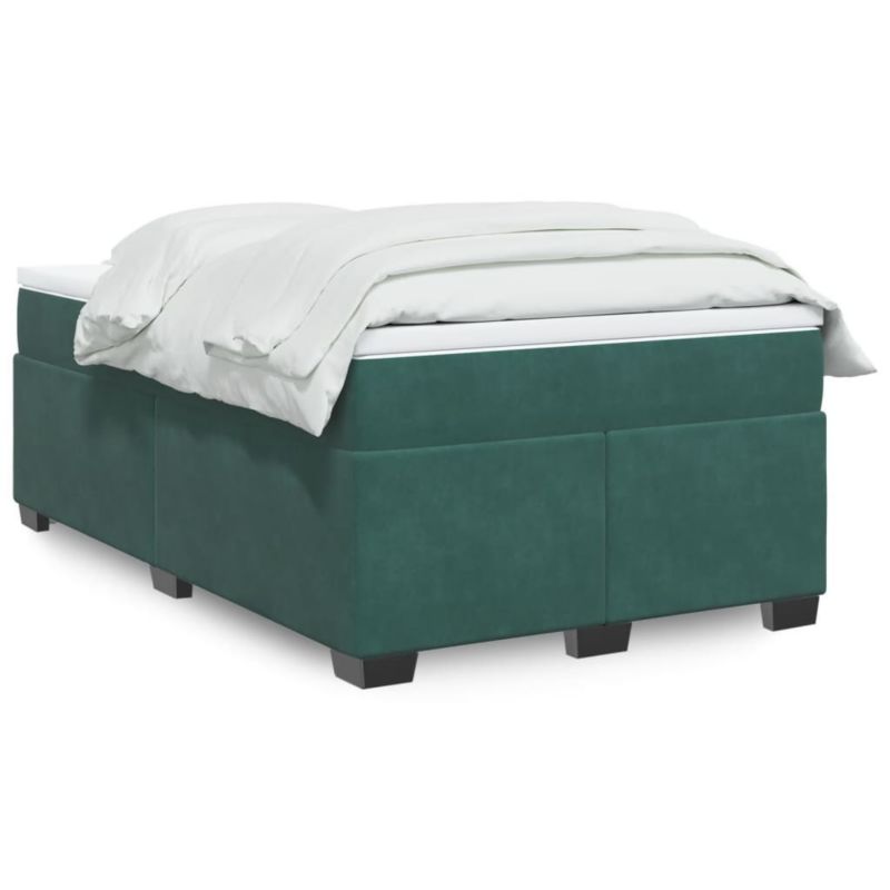 Łóżko kontynentalne WaszeMeble 120x190 cm ciemnozielone WM-3285272 1 szt.