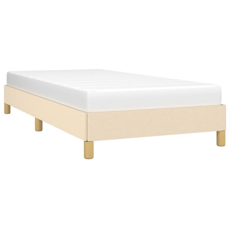 Łóżko tapicerowane WaszeMeble 100x200 cm kremowe WM-346799 1 szt.