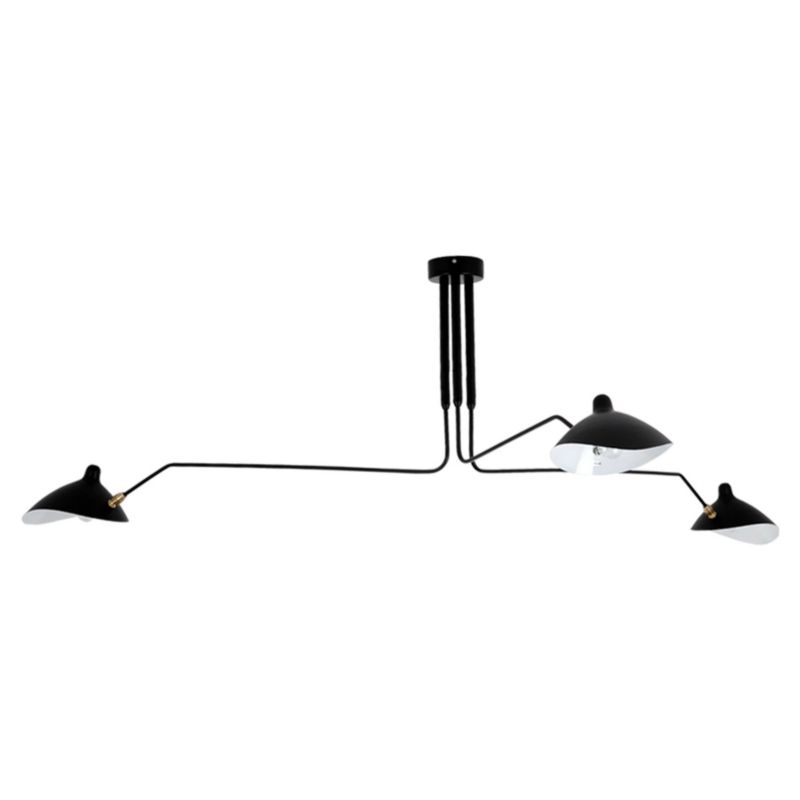 Lampa Sufitowa Toolight App569-3C Czarny 1 Szt