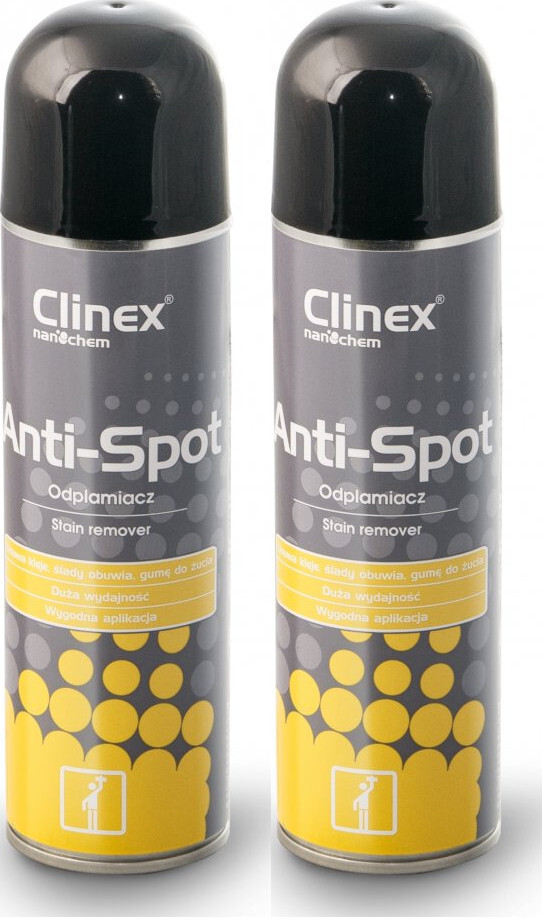 2x Odplamiacz Clinex Antispot 77-613, spray, 250ml