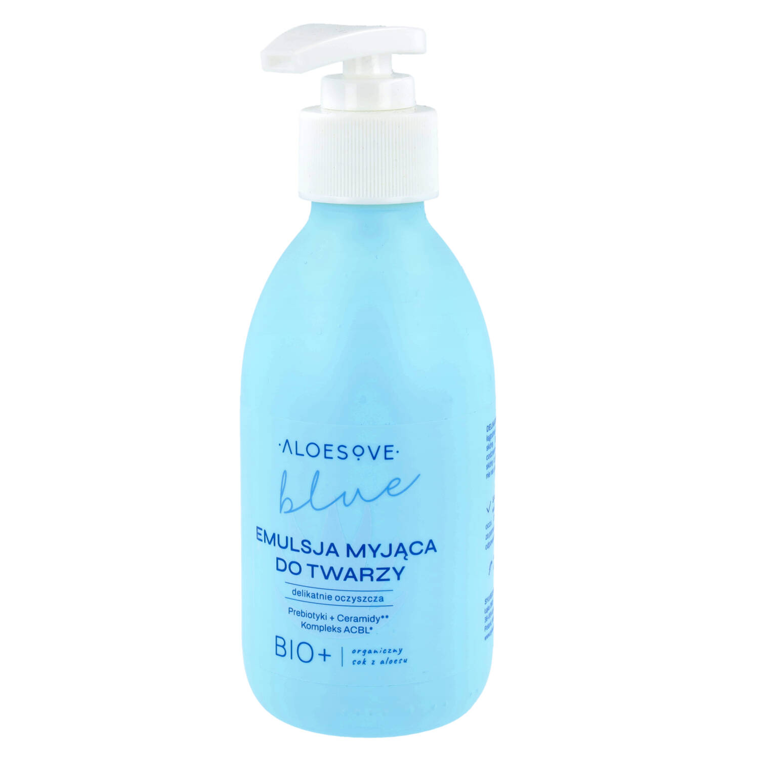 Sylveco aloesove - blue, emulsja myjąca do twarzy, delikatnie oczyszcza, 190 ml (data ważności: 31.10.2025)