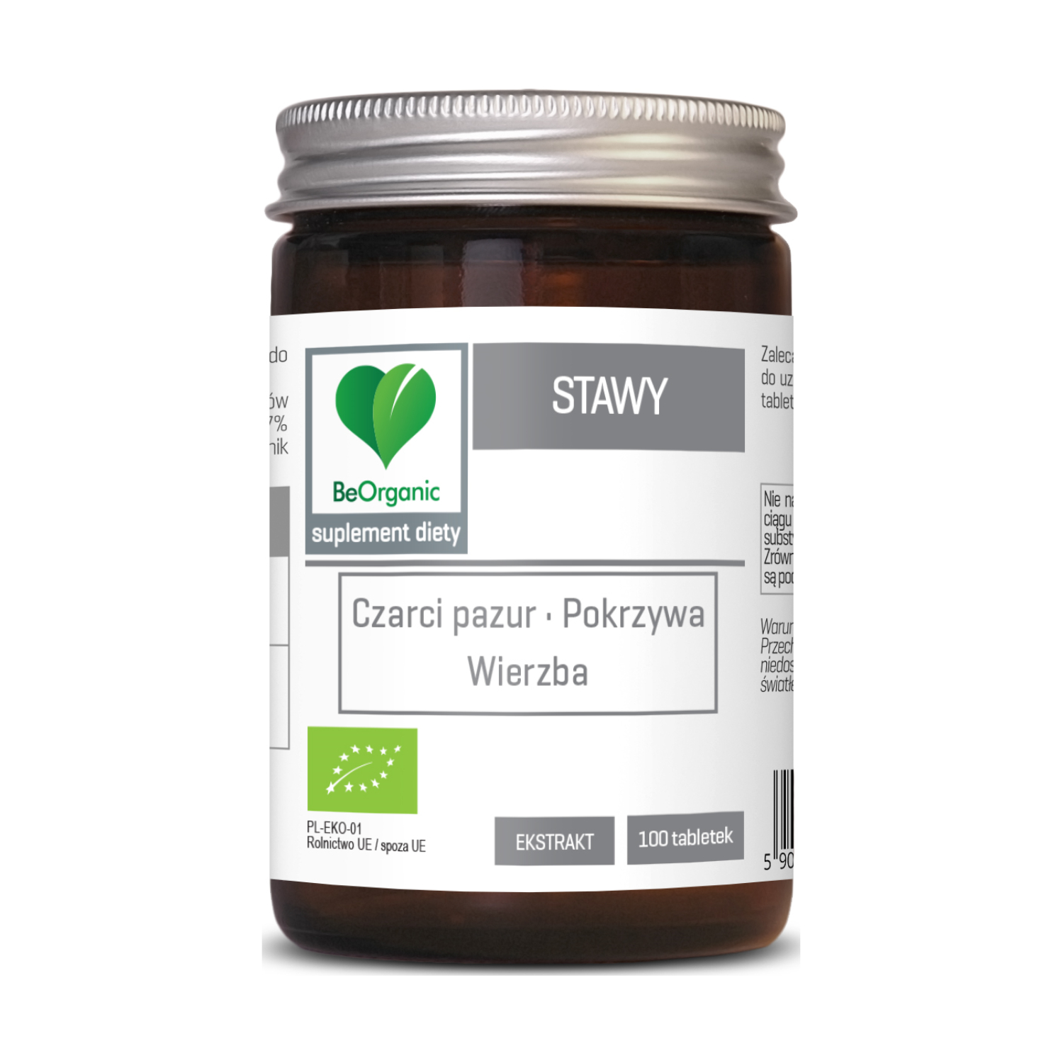 Beorganic stawy, 100 tabletki