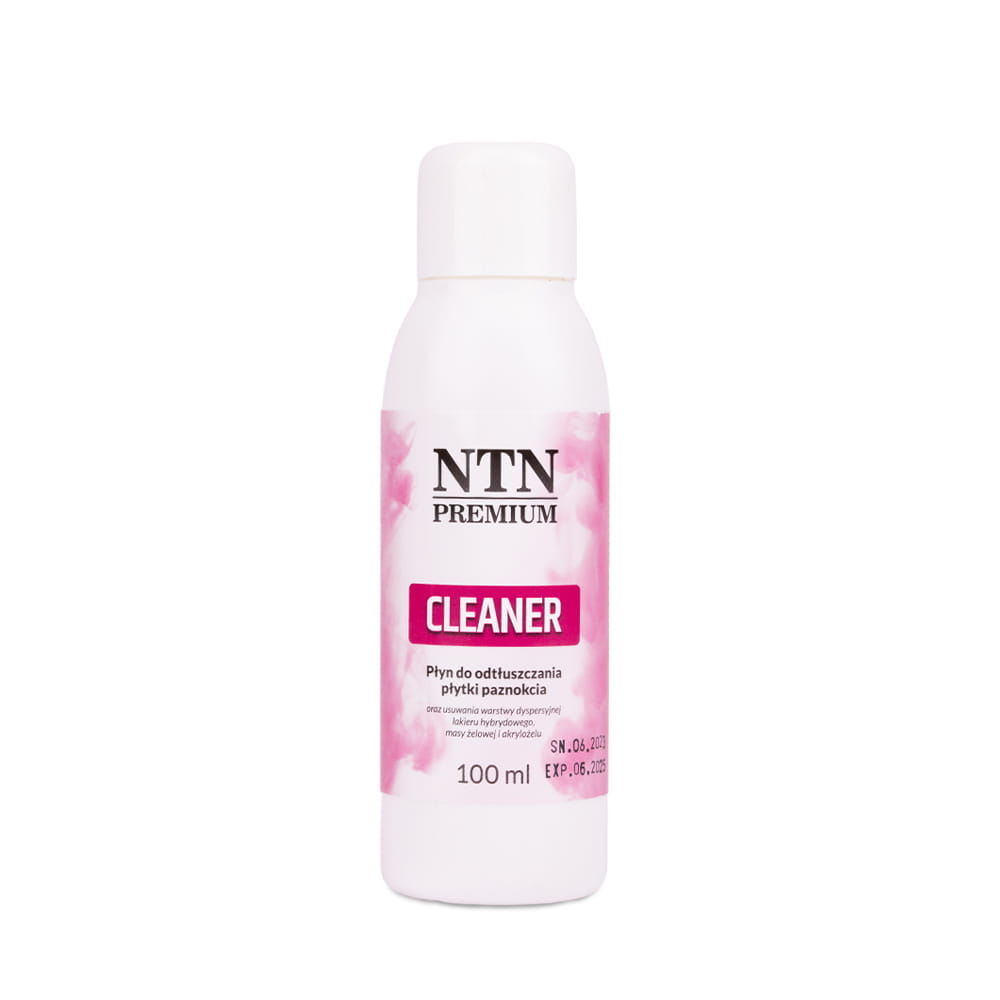 Cleaner NTN Premium płyn do odtłuszczania płytki paznokcia 100ml IPA