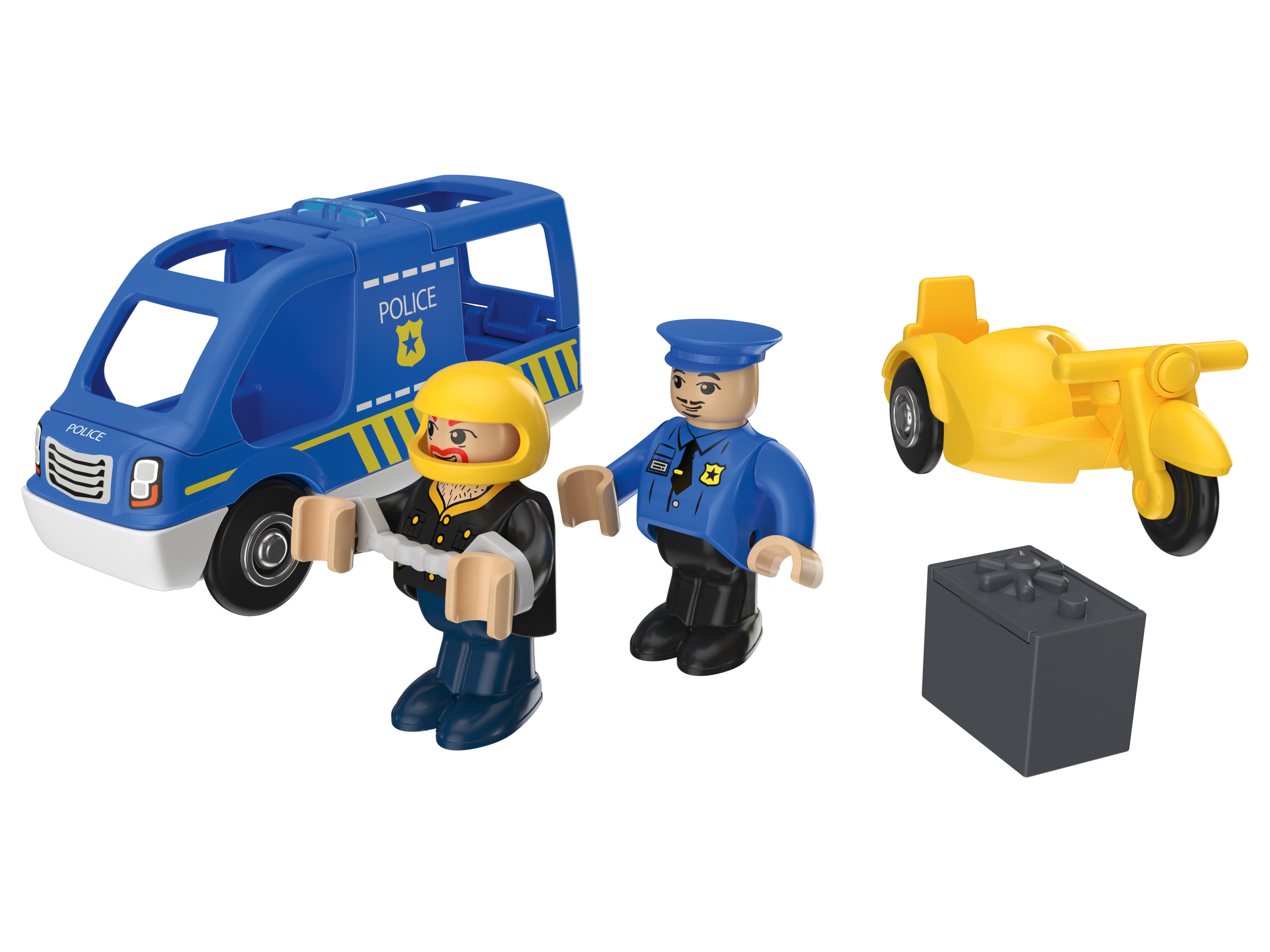 Playtive Pojazdy ratunkowe z efektami świetlnymi i dźwiękowymi Policja