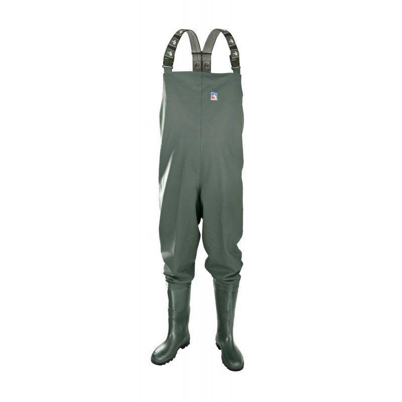 Waders Spodniobuty Wędkarskie Zielone 0310 PCV Rozmiar 42