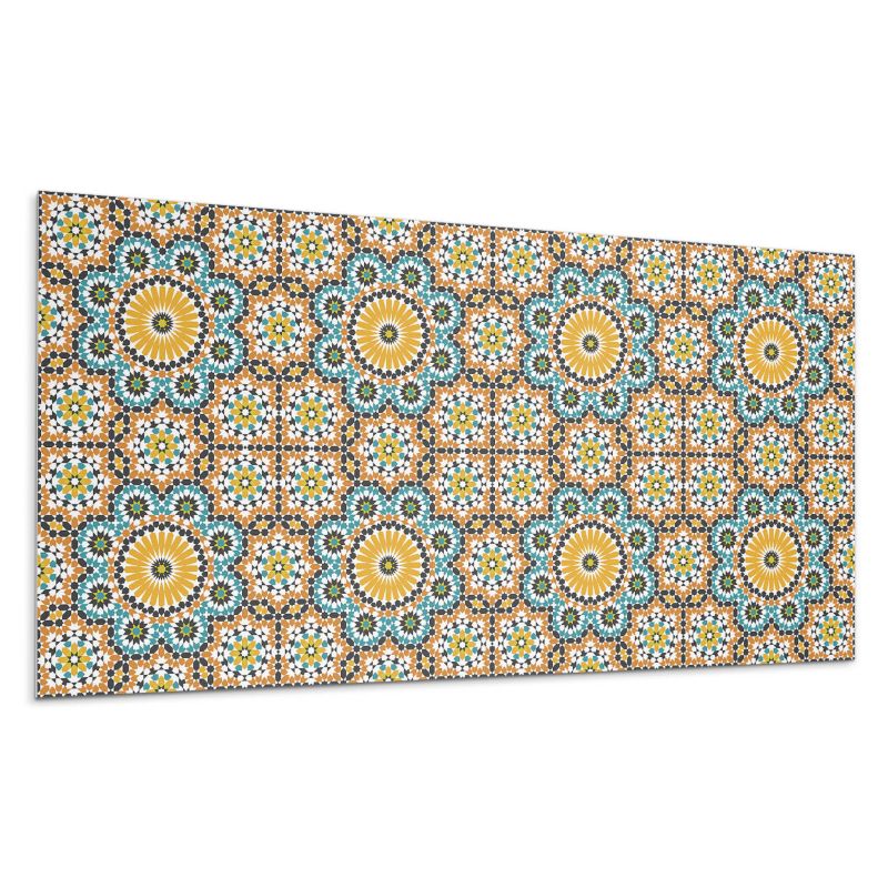 Panel samoprzylepny Wallfluent 120x60 cm Kwintesencja mozaiki w kwiatowej odsłonie 1 szt.