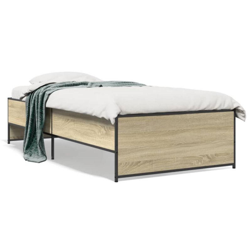 Łóżko metalowe WaszeMeble 100x200 cm brązowe WM-845237 1 szt.