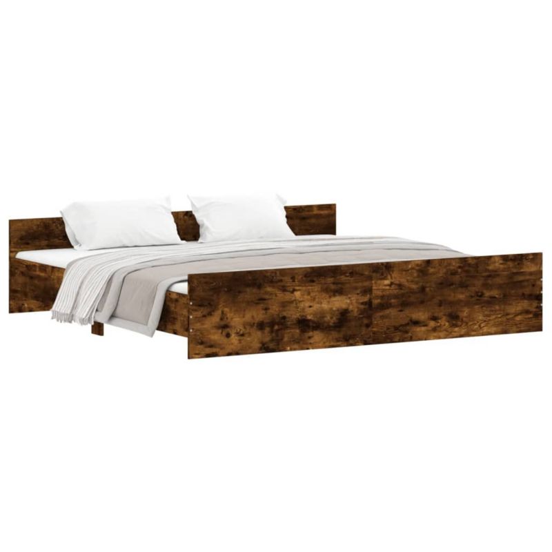 Łóżko drewniane WaszeMeble 180x200 cm brązowe WM-3203772 1 szt.