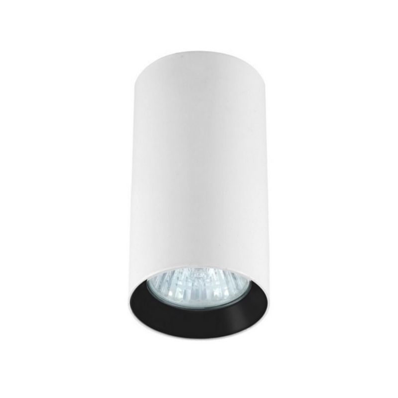 Spot oprawa sufitowa Light Prestige Manacor biało-czarny 1 x GU10 x 50W IP20 wym: 13 x 6 x 6 cm - 1 szt.