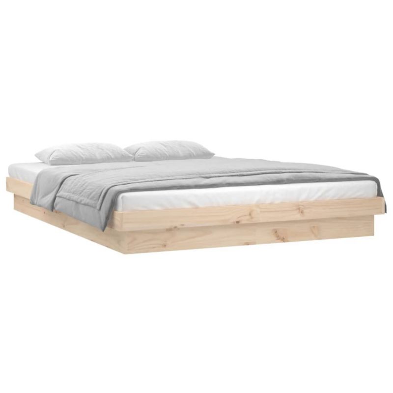 Łóżko drewniane WaszeMeble 120x190 cm brązowe WM-820007 1 szt.