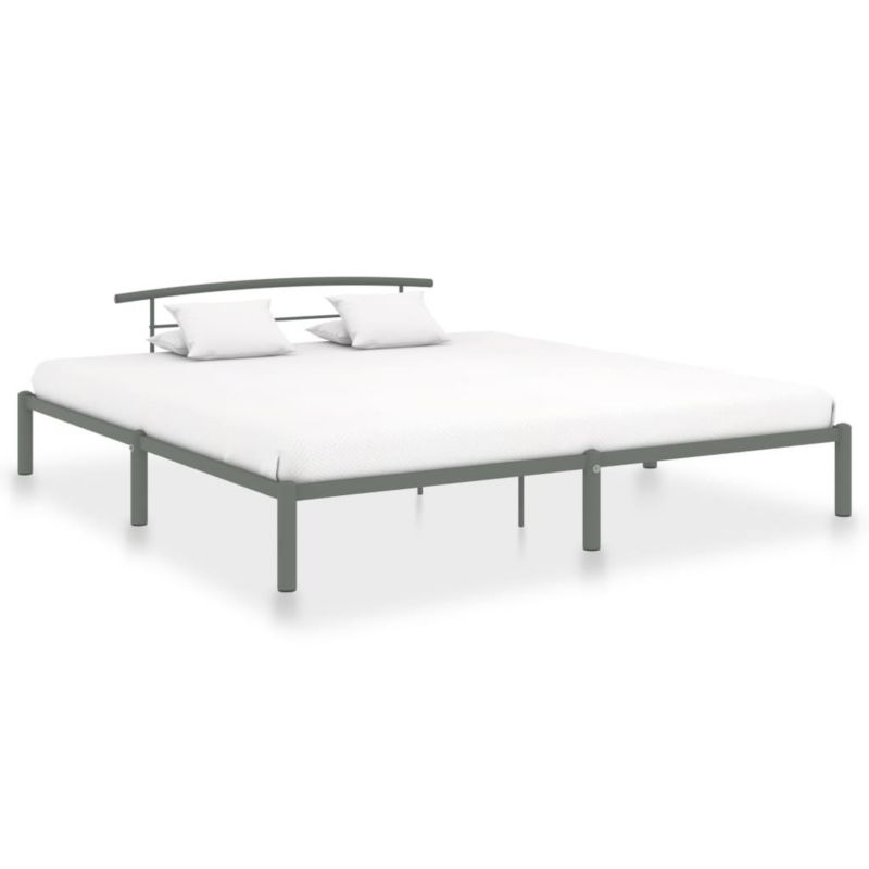 Łóżko metalowe WaszeMeble 180x200 cm szara WM-284667 1 szt.