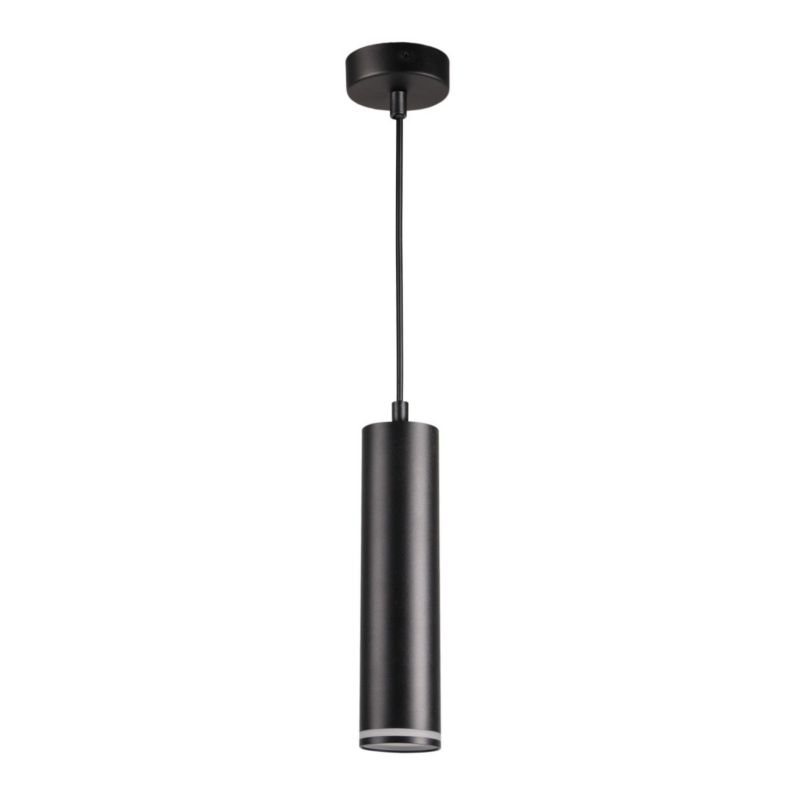 Lampa wisząca Polux Paris 5617 czarna tuba 1xGU10 x 10W 1 szt.