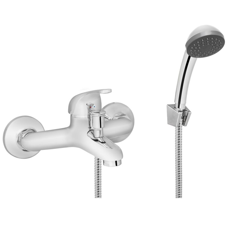 Bateria wannowo-prysznicowa Invena Mitris chrom 1 szt.