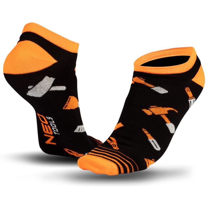 Skarpety kolorowe NEO TOOLS krótkie, rozmiar 43-46 1 para