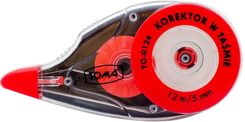 Korektor w taśmie Toma TO-0124, 5mmx12m