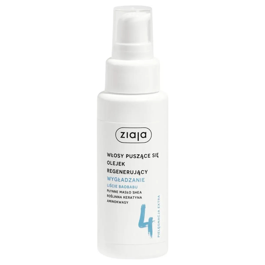 Ziaja wygładzanie - liście baobabu, olejek do włosów, 50 ml