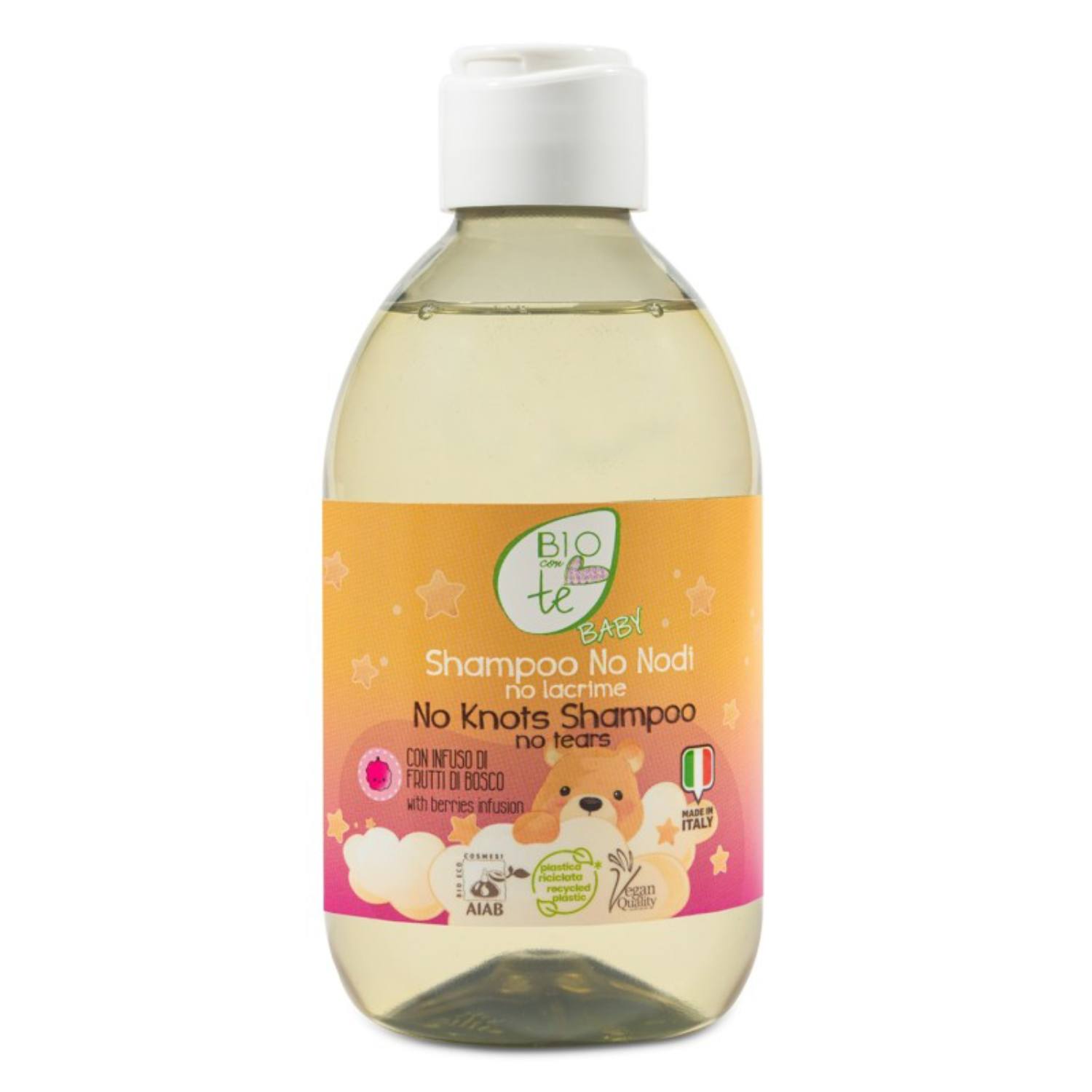 Pierpaoli bioconte - szampon ułatwiający rozczesywanie dla dzieci i niemowląt, 300 ml