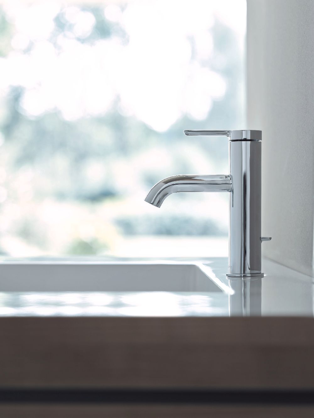 Duravit C.1 bateria umywalkowa stojąca M chrom C11020001010