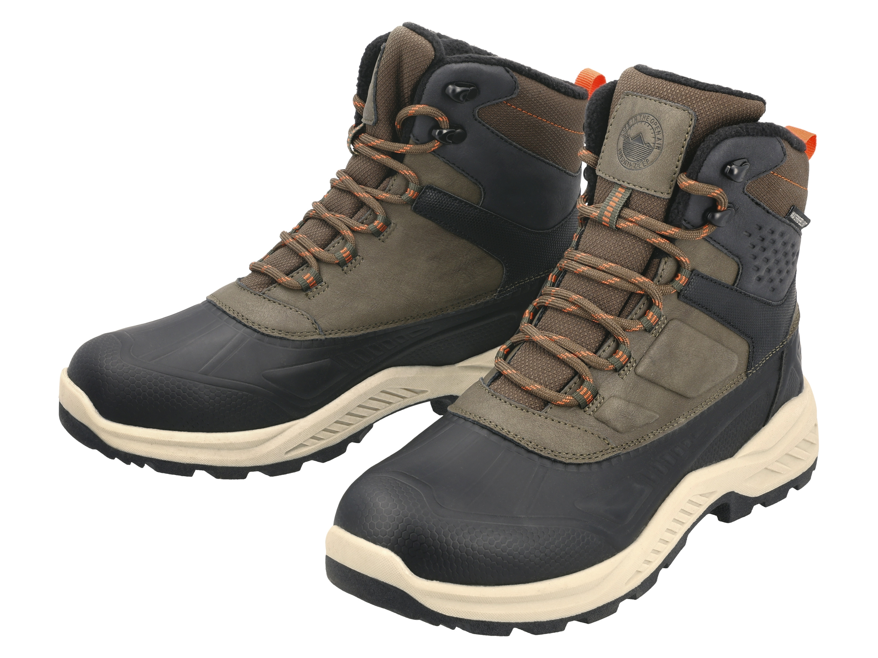 esmara Buty męskie, wodoodporne Khaki, 46