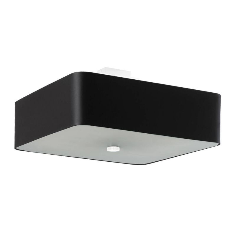 Lampa sufitowa wisząca Sollux Lighting Lokko 7757 czarna szerokość 45 cm 5xE27 x 1 szt.