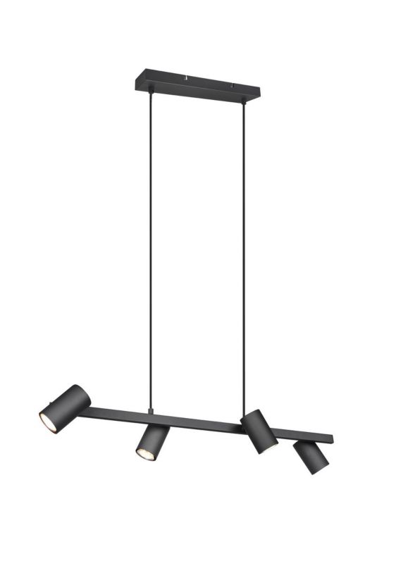 Żyrandol Trio Marley czarny wym: 150 x 80 x 80 cm 4xGU10 x 35W 1 szt.