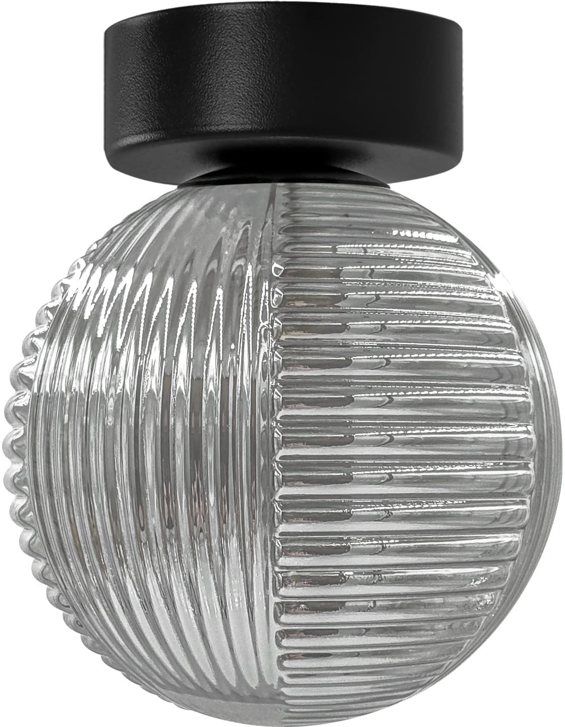 Kaja Fado lampa podsufitowa 1x10 W czarna-grafitowa K-5691