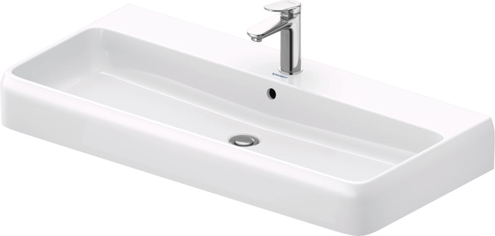 Duravit Qatego umywalka 100x47 cm meblowa prostokątna HygieneGlaze biały połysk 2382102027