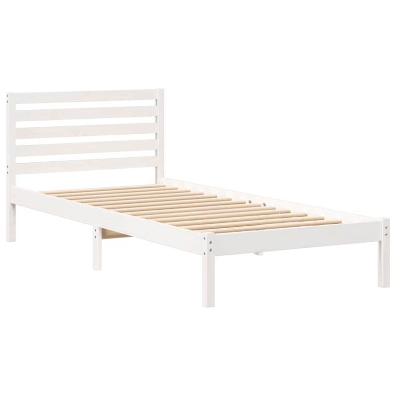 Łóżko drewniane WaszeMeble 90x220 cm biały WM-872327 1 szt.