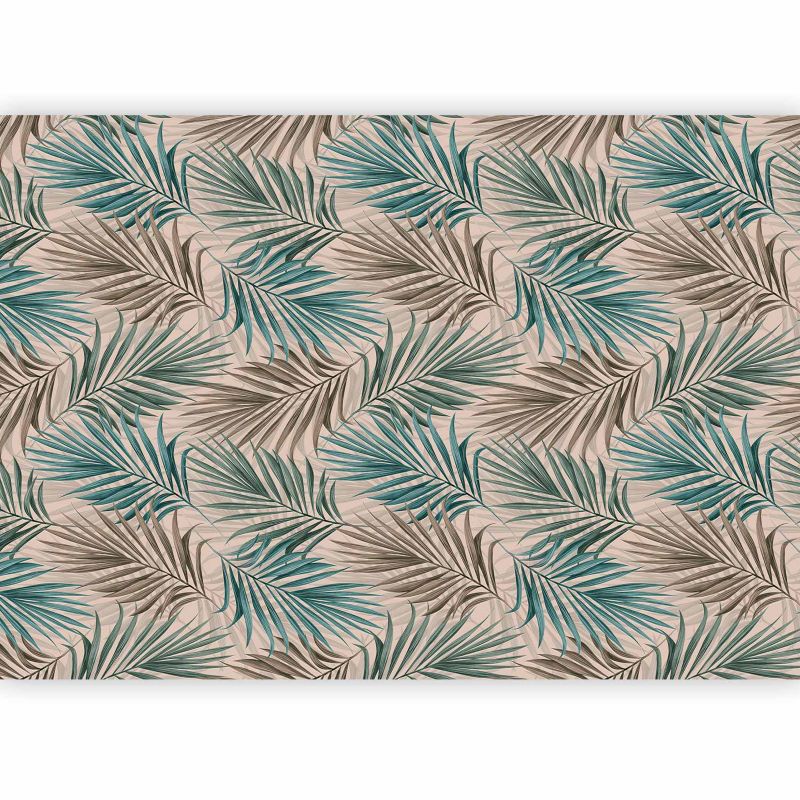 Fototapeta samoprzylepna Artgeist Liście szara 196x140 (4 części) 0659ac rolka 1 szt