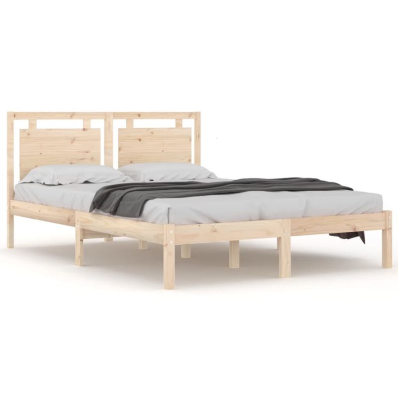 Łóżko drewniane WaszeMeble 160x200 cm brązowe WM-3105545 1 szt.