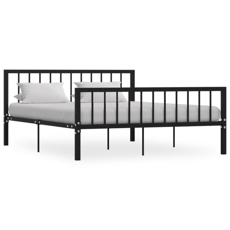 Łóżko metalowe WaszeMeble 160x200 cm czarna WM-284572 1 szt.