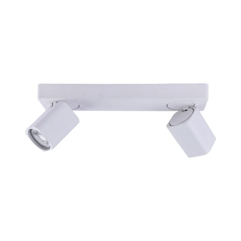 Kinkiet ścienny Italux Senova biały styl nowoczesny 2 x GU10 x 35W IP20 wym: 32 x 7 cm - 1 szt.