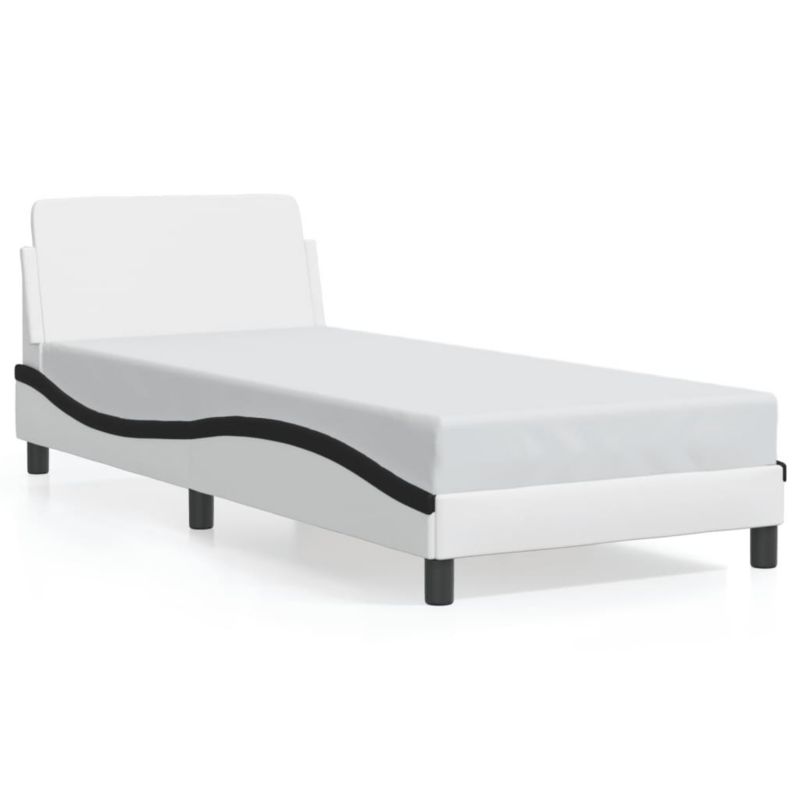 Łóżko tapicerowane WaszeMeble 90x190 cm białe WM-373104 1 szt.