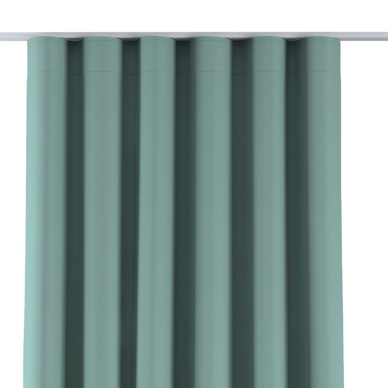 Zasłona na taśmie wave 140 x 260 cm Dekoria miętowy 1 szt.