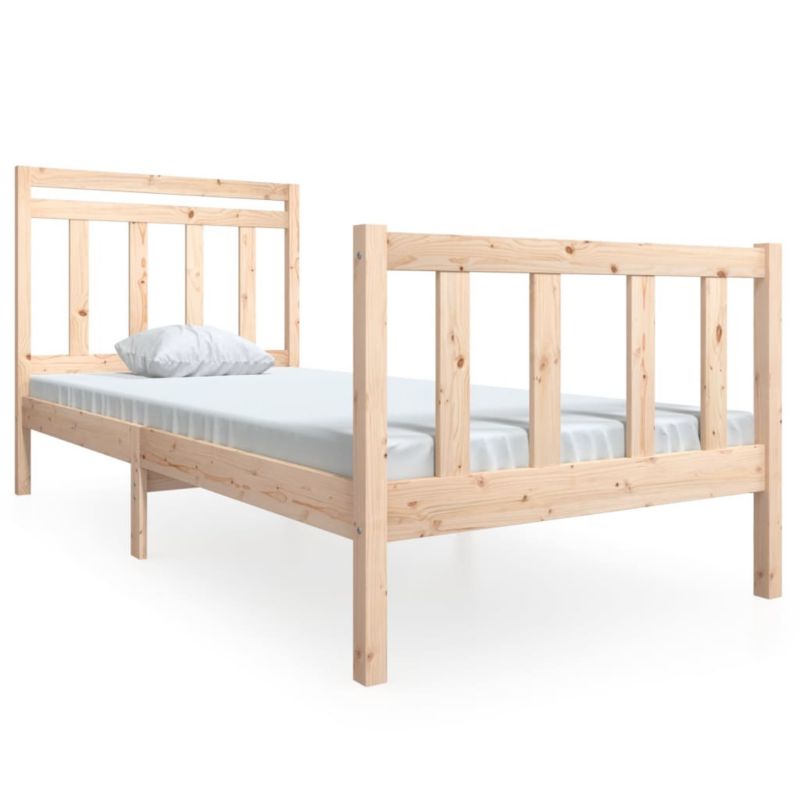 Łóżko drewniane WaszeMeble 100x200 cm brązowe WM-3100709 1 szt.