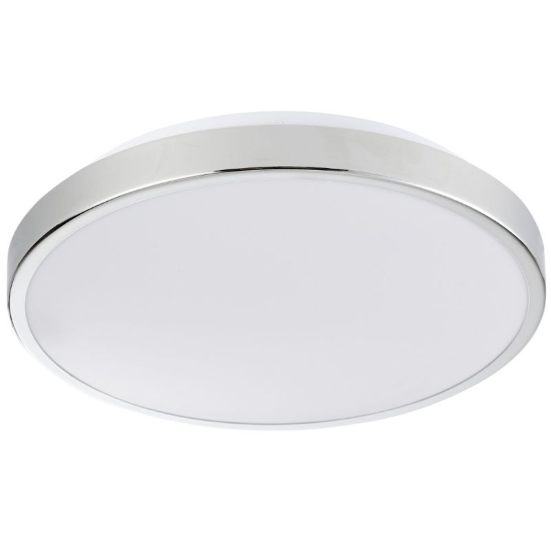 Plafon sufitowy Polux Kern biały chromowany LED 15W 4000K 1600lm IP20 wym: 7 x 29 x 29 cm tworzywo sztuczne - 1 szt.