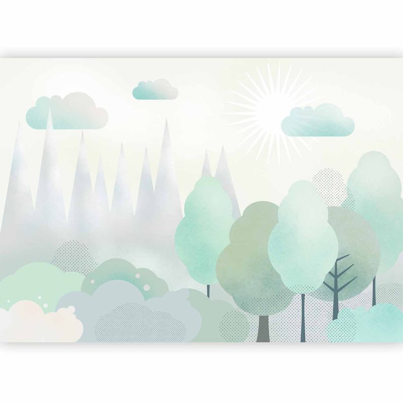 Fototapeta flizelinowa Artgeist 170 g/m2 wodoodporna Dla dzieci biała 300x210 (6 części) 10022aa rolka 1 szt