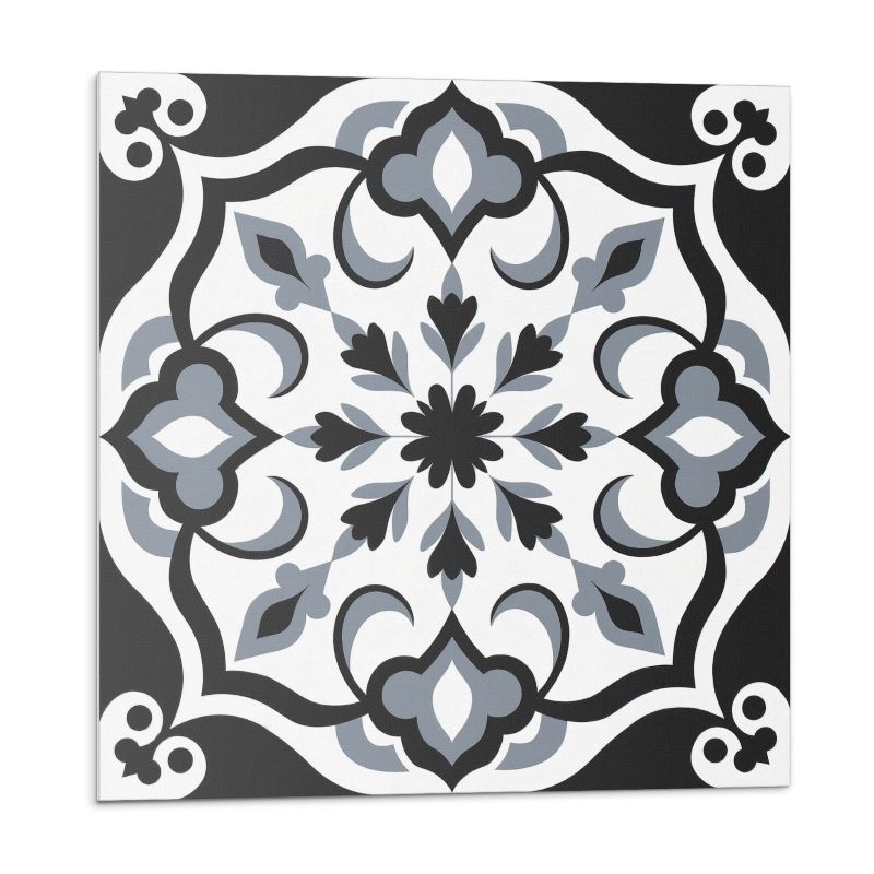 Kafelki samoprzylepne Wallfluent 50x50 cm Ornamentowy wzór kwiatowy 4 szt.
