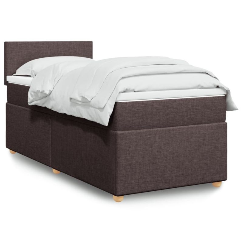 Łóżko kontynentalne WaszeMeble 90x200 cm brązowe WM-3288859 1 szt.