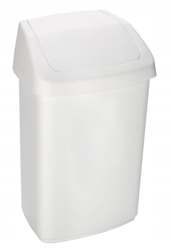 Kosz na śmieci Curver Swing Top biały 10L