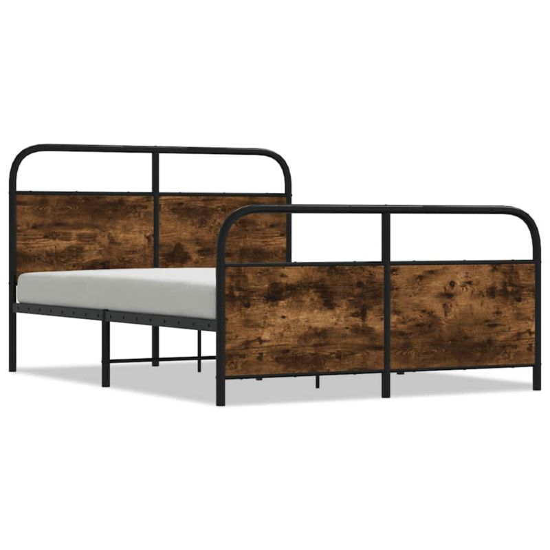 Łóżko metalowe WaszeMeble 137x190 cm brąz WM-3318634 1 szt.