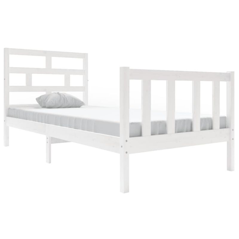 Łóżko drewniane WaszeMeble 90x200 cm biała WM-3101334 1 szt.