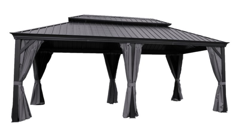 Pawilon ogrodowy Corciano Marajo 3.65x5.95m Altana Premium 1szt.